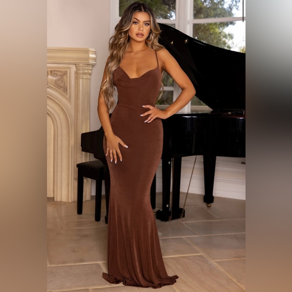 COPY - COPY - Brown maxi dress